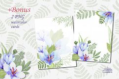 Saffron set. Watercolor. Product Image 5