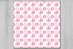 Robot Digital Paper, Robot Girl Digital Paper, Girls Background, Baby Girl Pattern, Gears Background, Scrapbook Papers, Robot Clipart. Product Image 2