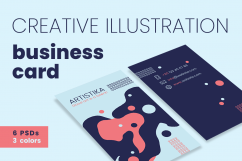 Creative Illustration Business Cards Product Image 1