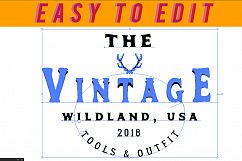 100 VINTAGE LOGO TEMPLATES Product Image 13