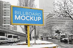 Billboards Mockups in Winter Product Image 12