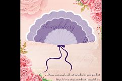 100 Hand Fan Clip Arts, Princess Fans, Antique European Fans Product Image 3