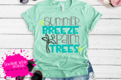 Summer Breeze &amp; Palm Trees SVG Product Image 1