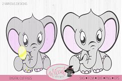 Baby elephant svg, Neutral baby svg, newborn, scanncut Product Image 3