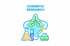 Cosmetic Research Occupation Vector Concept Color Product Image 1