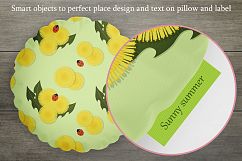 Round pillow mockup. Product mockup. Product Image 3