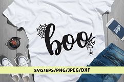 Boo - Halloween SVG EPS DXF PNG Cutting Files Product Image 1