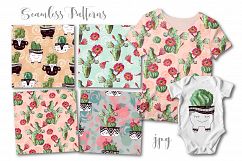 Watercolor Cactus Creator Pattern Product Image 10