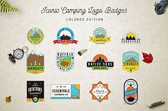 Iconic Camping Logo Badges 2 Product Image 1