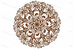 A collection of round hand-drawn patterns Product Image 2