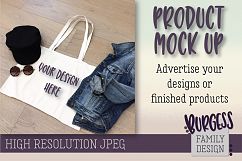 MOCK UP Styled beach bag tote | High Resolution JPEG Product Image 1
