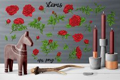 Roses – Vector Clip Art Set Product Image 8