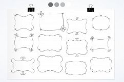 Chalk Doodle Frames graphics and illustrations Product Image 2