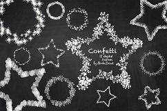 Confetti Chalkboard Frames Product Image 1
