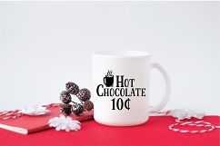 Christmas SVG Cut File - Hot Chocolate SVG DXF PNG EPS JPG Product Image 5