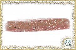 Brush Strokes in Blue and Rose Gold - Digital Clipart 21 of beautiful PNG files Product Image 7