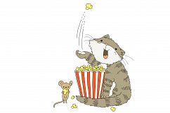 Cat and Mouse | Clip Art Illustrations PNG Product Image 6