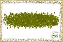 Olive  Moss Green Sap Brush Strokes Clipart Autumn Golden Glitter  24 PNG - transparent background images Product Image 22