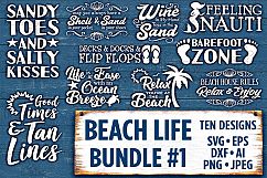 Salt Beach Life Svg Bundle Set 1 SVG Files -Beach Svg Files for Cricut Svg Files for Silhouette Salt Beach Life SVG Bundle Commercial Use - 524 Product Image 1