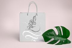 Flowers Letters watercolor alphabet Product Image 4