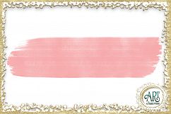 Brush Strokes in Blush Pink - Pink Glitter - Digital Clipart 24 of beautiful PNG files Product Image 3