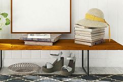 Styled Stock Photography, Frame Mockup set, vertical&amp;Horizontal Product Image 3