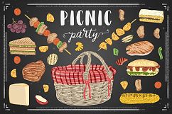 Vector picnic party set Product Image 1