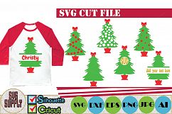 Christmas Tree SVG Cut File Product Image 1