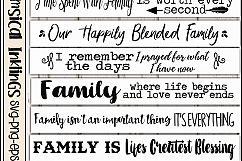 Family Love Sign SVG Bundle Product Image 1
