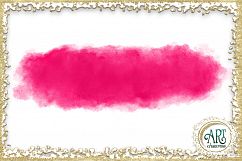 Brush Strokes in American Pink Glitter - Digital Clipart 24 of beautiful PNG files Product Image 12