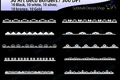 Art deco / art deco borders / art deco border clipart / art deco borders silhouette / art deco printable vectors / art decor / High Quality Product Image 5