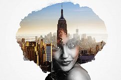 Double Exposure Photoshop Action Product Image 2