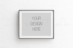 Styled Stock Photography, Frame Mockup set, vertical&amp;Horizontal black frames Product Image 5