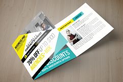 Business Square Trifold Brochure Product Image 2