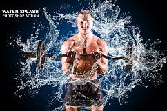 Water Splash Photoshop Action Product Image 1