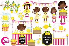 Lemonade clipart, lemonade girls, clipart graphics, illustrations AMB-897 Product Image 5