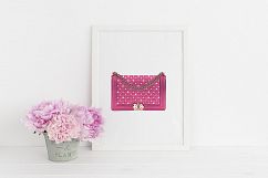 100 Luxury Bag with Pearl Clip Arts, Valentine Love Wedding Product Image 7