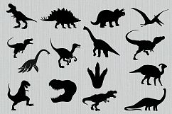 Dinosaur svg bundle, dinosaur clipart, dinosaur dxf, trex svg, cutting files for cricut and silhouette, png, dxf Product Image 1
