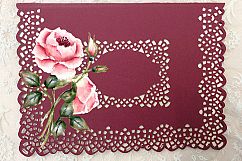 Lacey cutwork edge 5x7&quot; card Product Image 1