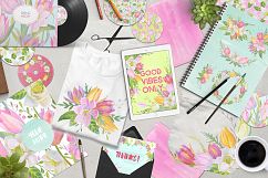 Floral Design Pack (watercolor &amp; pastel) Product Image 5