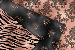 Black and Rose Gold Glam Textures Product Image 2