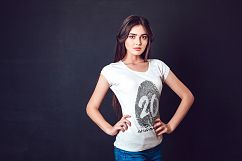 20 Top Girls T-Shirt Mock-Up Product Image 16