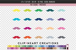 Mustache Clip Art - 100 Clip Art Graphics Product Image 1