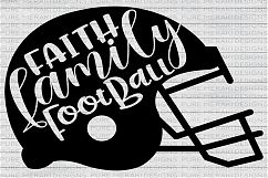 Faith Family Football SVG Product Image 1