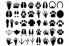 31 Animal Paw SVG, Paw Prints SVG Files, Paw Clipart. Product Image 1