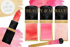 Makeup &amp; Beauty Clipart Set Product Image 2