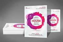 Electro Minimal House Party Flyer Template Product Image 2
