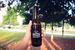 Beer Glass and Bottle Mock-up Bundle #1 Product Image 13