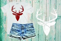 Deer svg,grunge svg,winter svg,Christmas svg 941sv Product Image 1