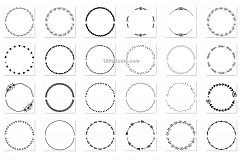 100 Wreaths and Circles SVG -VB Product Image 2